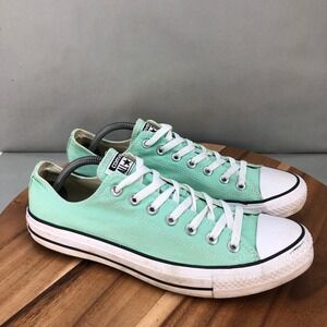 Converse CTAS Low Ox Canvas Sneakers Mens 11 Skate Mint Green Casual Shoes